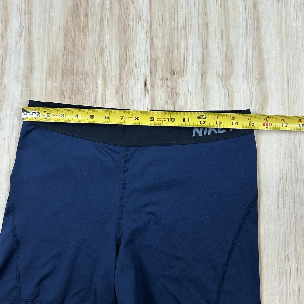Nike Pro Women's XL Blue Compression Shorts 5